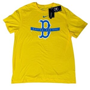 Nike Yellow Boston Red Sox Tee XL